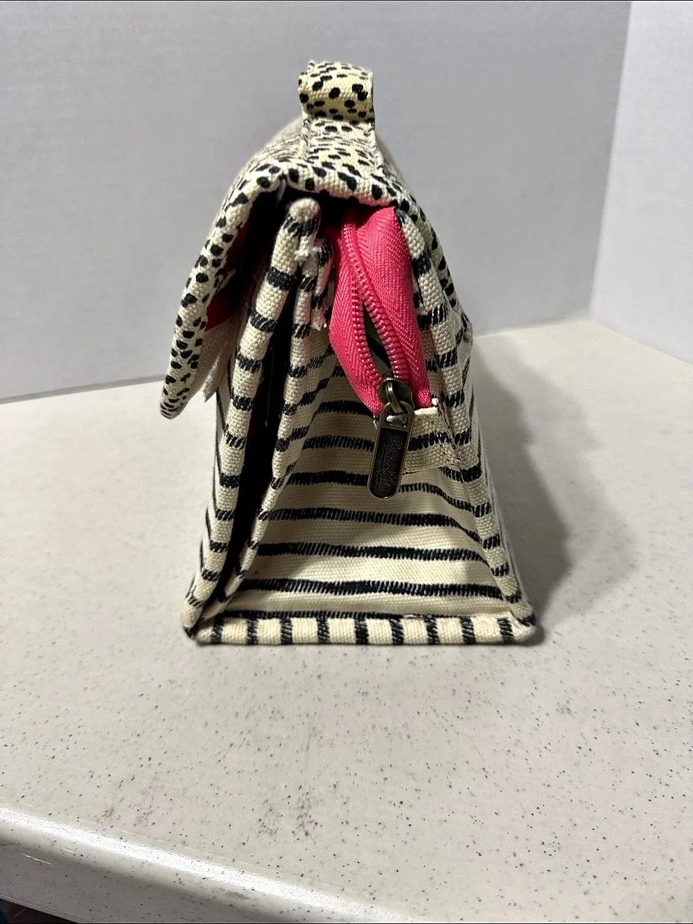 Primrose Hill Striped & Animal Print Cosmetic Bag
